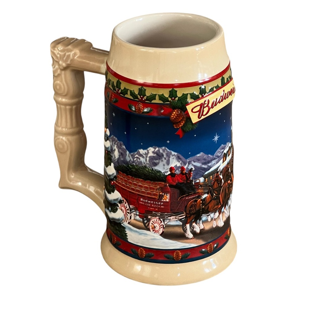 Budweiser 2003 Holiday Stein Old Towne Holiday CS560